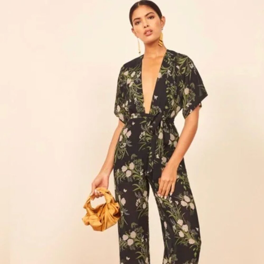 Reformation Lemongrass Jumpsuit - size 2